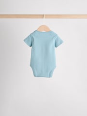 Blue Baby Sleepsuit, Bodysuit, Beanie and Bib Set 4 Piece (0-12mths) - Image 7 of 17