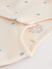 Blue Baby Sleepsuit, Bodysuit, Beanie and Bib Set 4 Piece (0-12mths) - Image 9 of 17