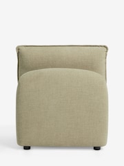 Brushed Weave Light Olive Green Crosby Modular Centre Piece Sofa - Image 12 of 15