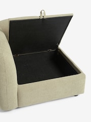 Brushed Weave Light Olive Green Crosby Modular Corner Piece Sofa - Image 15 of 16
