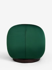 Soft Velvet Emerald Green Otis Swivel Accent Chair - Image 3 of 10