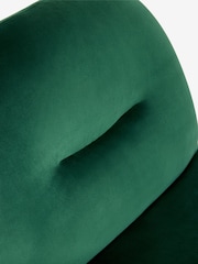 Soft Velvet Emerald Green Otis Swivel Accent Chair - Image 9 of 10