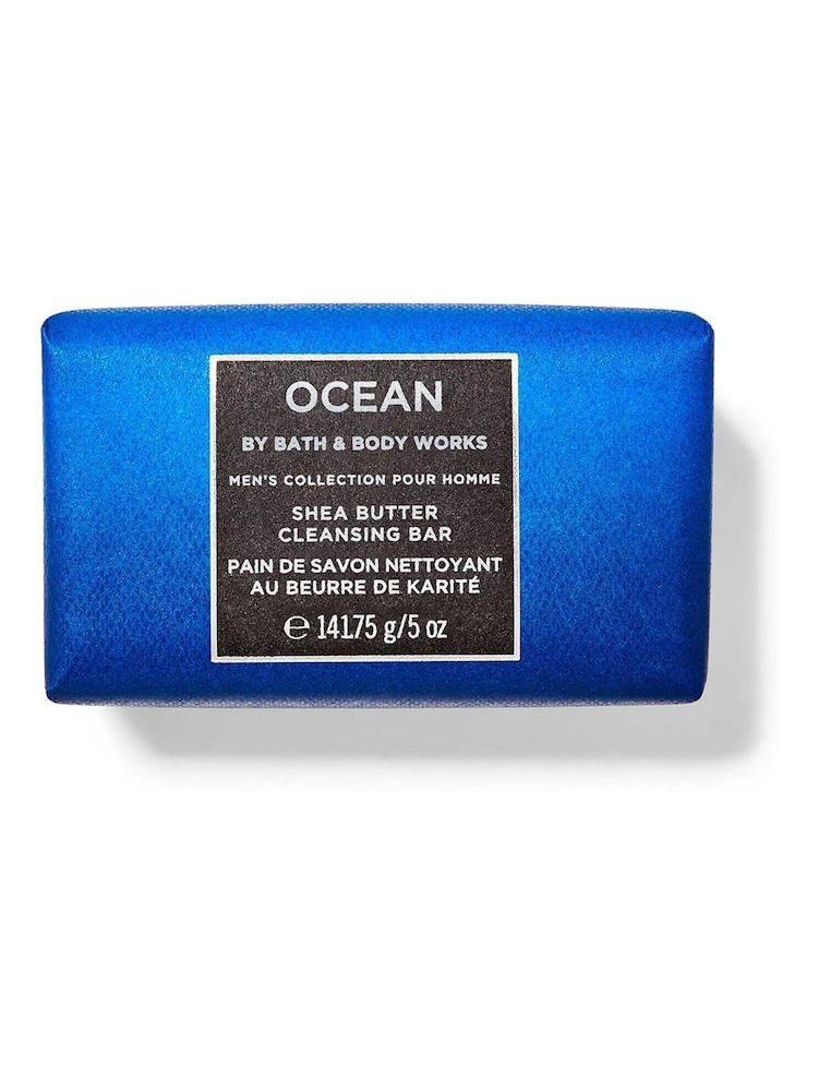 Bath & Body Works Ocean Shea Butter Cleansing Bar 5 oz / 141.75 g - Image 1 of 1 Bath & Body Works Ocean Shea Butter Cleansing Bar 5 oz / 141.75 g - Image 1 of 1