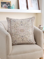 Origin Rug Collection. Grey Washable Windsor Cushion - Image 1 of 4