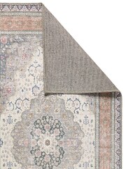 Origin Rug Collection. Pink Washable Croft Runner - Image 6 of 6