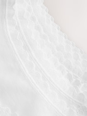 White 10 Pack Lace Trim Vest (1.5-16yrs) - Image 13 of 13