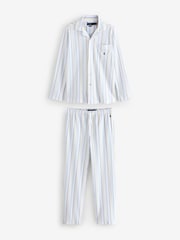 Polo Ralph Lauren Blue Shirt & Trousers Stripe Heritage Pyjamas Set - Image 1 of 3