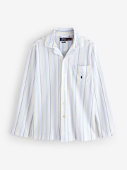 Polo Ralph Lauren Blue Shirt & Trousers Stripe Heritage Pyjamas Set - Image 2 of 3