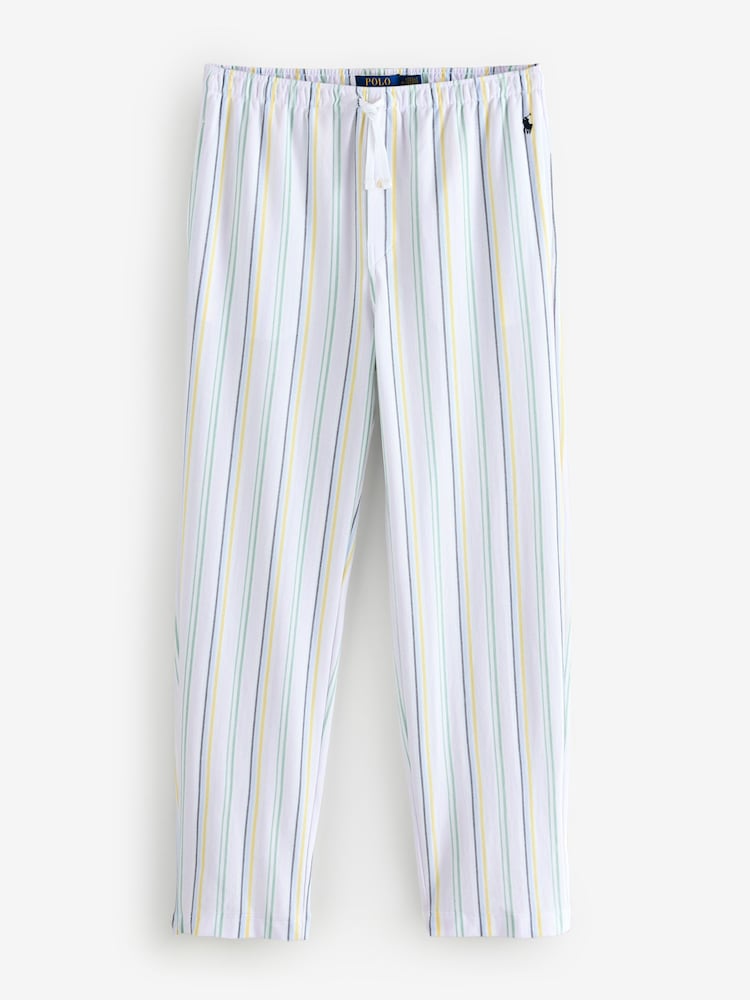 Polo Ralph Lauren Blue Shirt & Trousers Stripe Heritage Pyjamas Set - Image 3 of 3