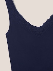 White Stuff Blue 100% Cotton Seabreeze Vest - Image 5 of 7