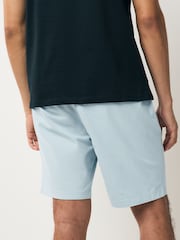 Aqua Blue Straight Fit Stretch Chinos Shorts - Image 2 of 9