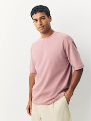 Blue/Pink/Green Regular Fit Heavyweight T-Shirts 3 Pack - Image 4 of 9