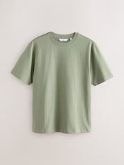 Blue/Pink/Green Regular Fit Heavyweight T-Shirts 3 Pack - Image 5 of 9