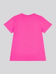 Juicy Couture light Pink Girls Fitted Diamante 100% Cotton T-Shirt - Image 6 of 7