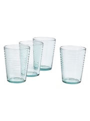 Royal Doulton Set of 4 Blue Maze Hiball Glasses - Image 3 of 5