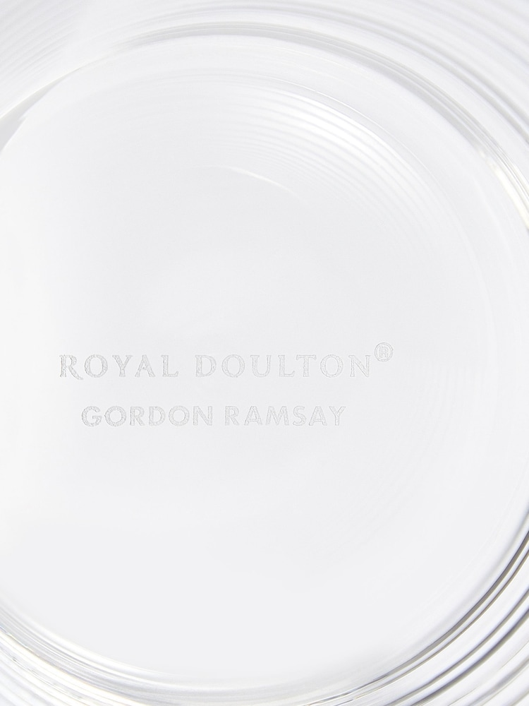 Royal Doulton Set of 4 Clear Maze Hiball Glasses - Image 5 of 5