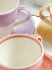 Royal Doulton Set of 4 1815 Bright Espresso and Saucer - Image 6 of 6