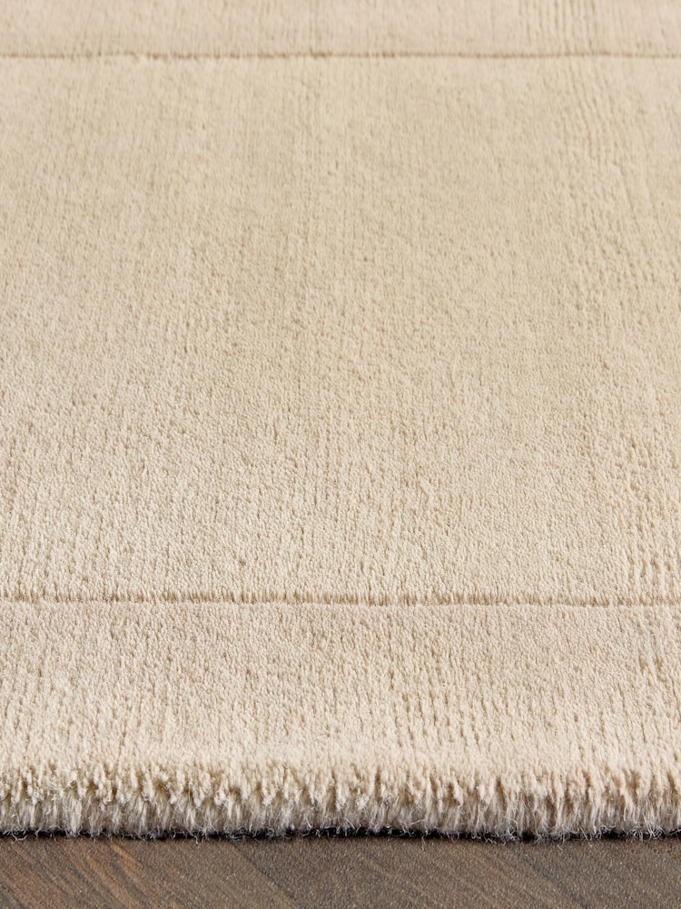 Origin Rugs Cream Borders Wool Rug - Image 7 of 7 Origin Rugs Cream Borders Wool Rug - Image 7 of 7