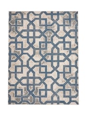 Origin Rug Collection. Blue Easy Care Avanti Rug - Image 2 of 4