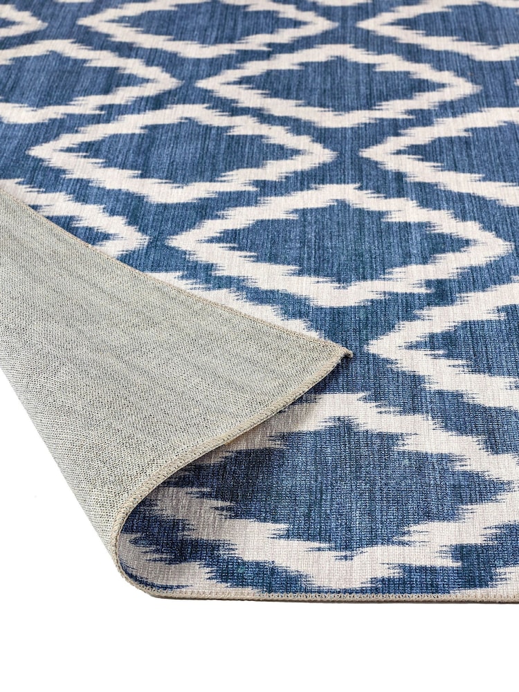 Origin Rug Collection. Blue Washable Como Rug - Image 5 of 5