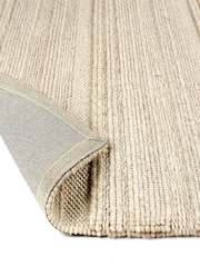 Origin Rug Collection. Cream Chunky Knit Rug - Image 4 of 6