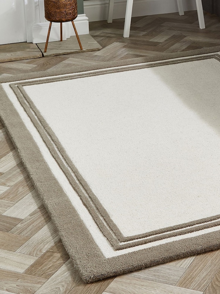 Origin Rug Collection. Grey Piper Wool Rug - Image 2 of 4