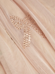 Monsoon Pink Baby Wrap Sequin Christmas Disco Dress - Image 3 of 3