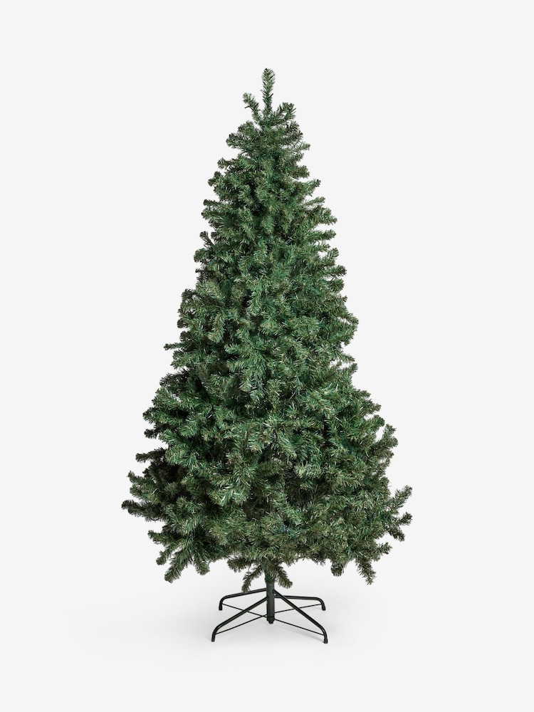 Green Forest Pine Pre Lit 7ft Christmas Tree - Image 1 of 2