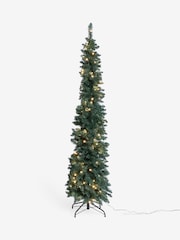 Green Forest Pine Pre Lit 7ft Slim Christmas Tree - Image 1 of 1