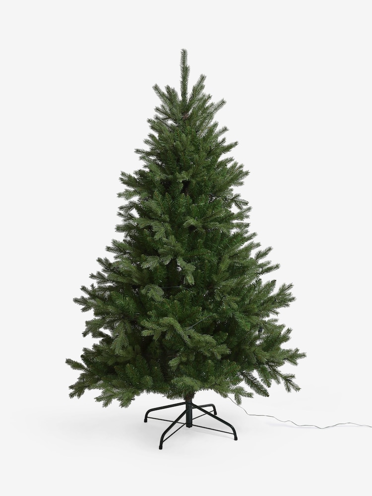 Green Nordmann Fir 6ft Pre Lit Christmas Tree - Image 2 of 3