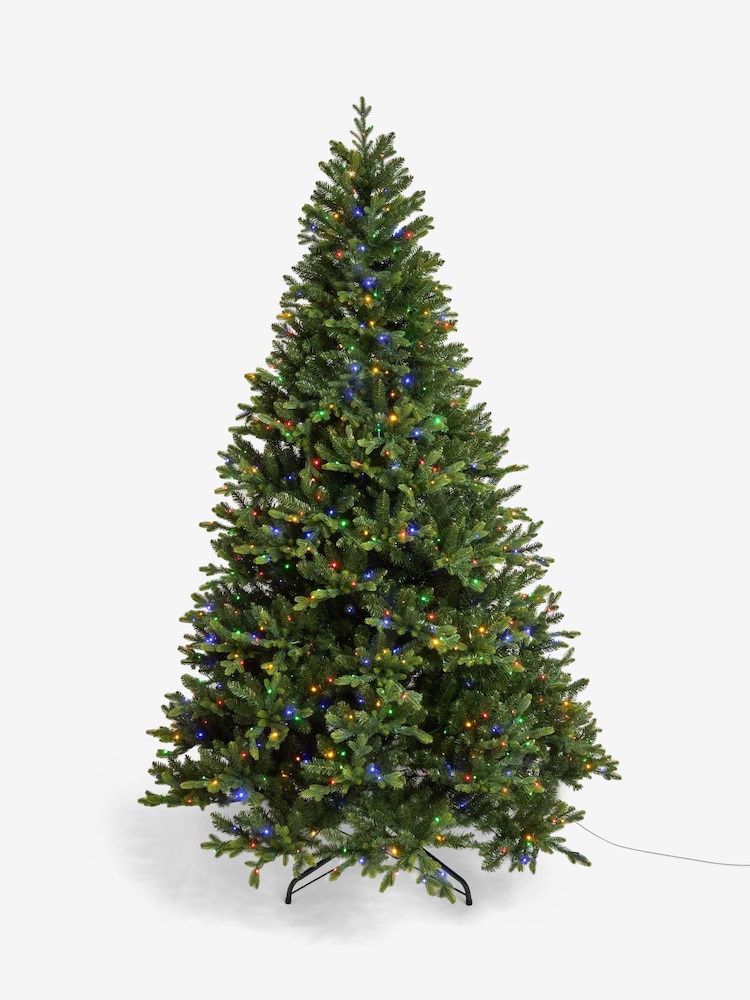 Green Collection Luxe Grand Fir Pre Lit 8ft Christmas Tree - Image 7 of 7 Green Collection Luxe Grand Fir Pre Lit 8ft Christmas Tree - Image 7 of 7