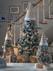 White 3ft Gonk Pre Lit Snowy Christmas Tree - Image 3 of 7