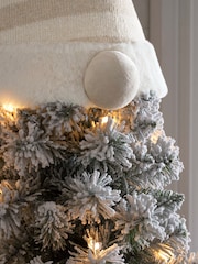 White 3ft Gonk Pre Lit Snowy Christmas Tree - Image 5 of 7