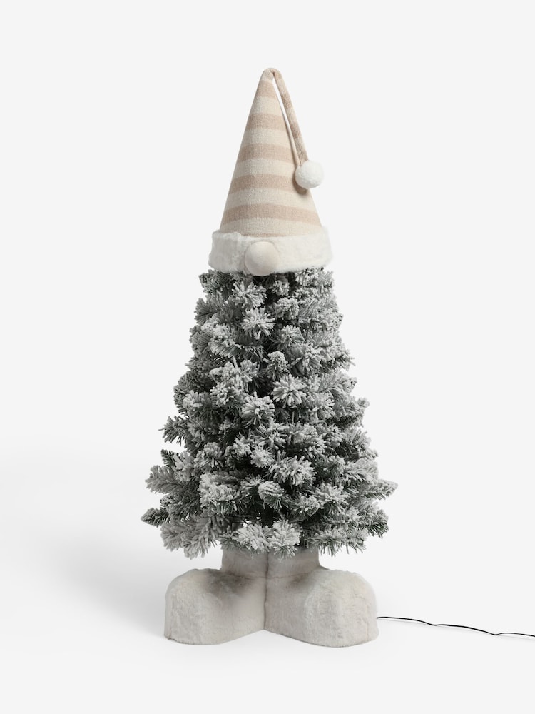 White 3ft Gonk Pre Lit Snowy Christmas Tree - Image 7 of 7