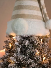 Natural 1.5ft Gonk Pre Lit Snowy Christmas Tree - Image 2 of 7