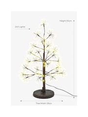 Black Twig Light 1.5ft Pre Lit Christmas Tree - Image 4 of 6