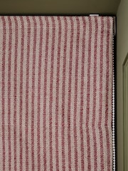 Pink Ready Made Blackout Roman Brushed Stripe Blinds - Image 5 of 7