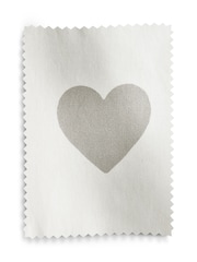 Grey Heart Print Ready Made Roman Roman Blind - Image 5 of 6