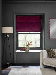 Pink Berry Ready Made Blackout Matte Velvet Roman Blinds - Image 1 of 4