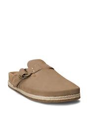 Crema - Sandalias tipo zuecos de ante Turbach de Polo Ralph Lauren - Imagen 2 de 4