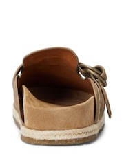 Crema - Sandalias tipo zuecos de ante Turbach de Polo Ralph Lauren - Imagen 4 de 4