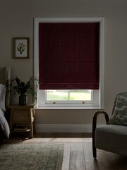 Pink Berry Ready Made Blackout Roman Blinds With Heavyweight Chenille - Image 3 of 8