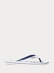 Polo Ralph Lauren White Camo Print Flip Flops - Image 2 of 4