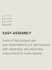 Dark Natural Bronx Oak Effect Nest of 2, Round Coffee Table - Image 4 of 8