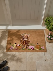 Natural Pumpkin Patch Hamish Coir Doormat - Image 1 of 11