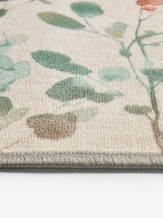 Multi Washable Autumnal Floral Print Doormat - Image 4 of 5