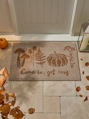Autumnal Get Cosy Slogan Coir Doormat - Bild 1 von 8