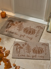 Autumnal Get Cosy Slogan Coir Doormat - Bild 5 von 8