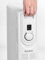 Beldray White 9 Fin Oil Radiator - Image 4 of 6