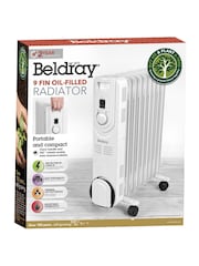 Beldray White 9 Fin Oil Radiator - Image 6 of 6